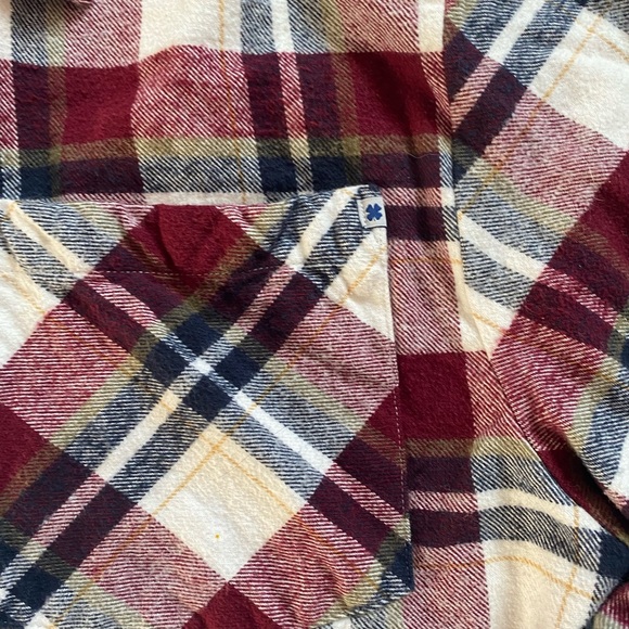Lucky Brand boyfriend plaid flannel - Picture 2 of 3